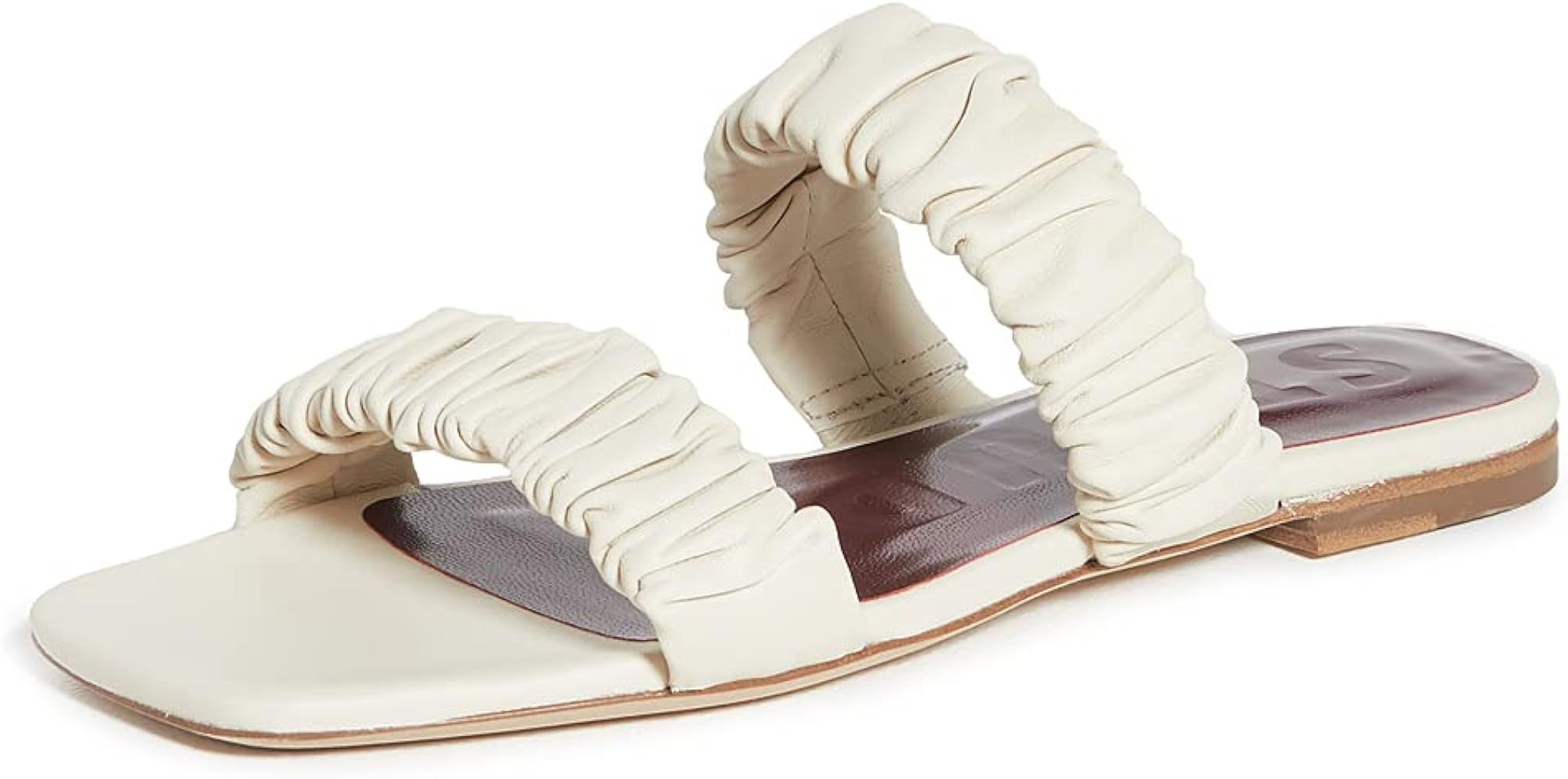 STAUD Women's Maya Ruched Sandals | Amazon (US)