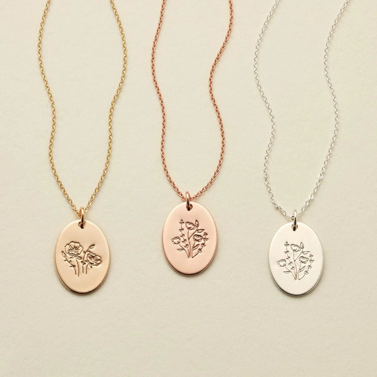 Made By Mary Juno Oval Necklace | Hand Stamped, Handmade w/ Love | Made by Mary (US)