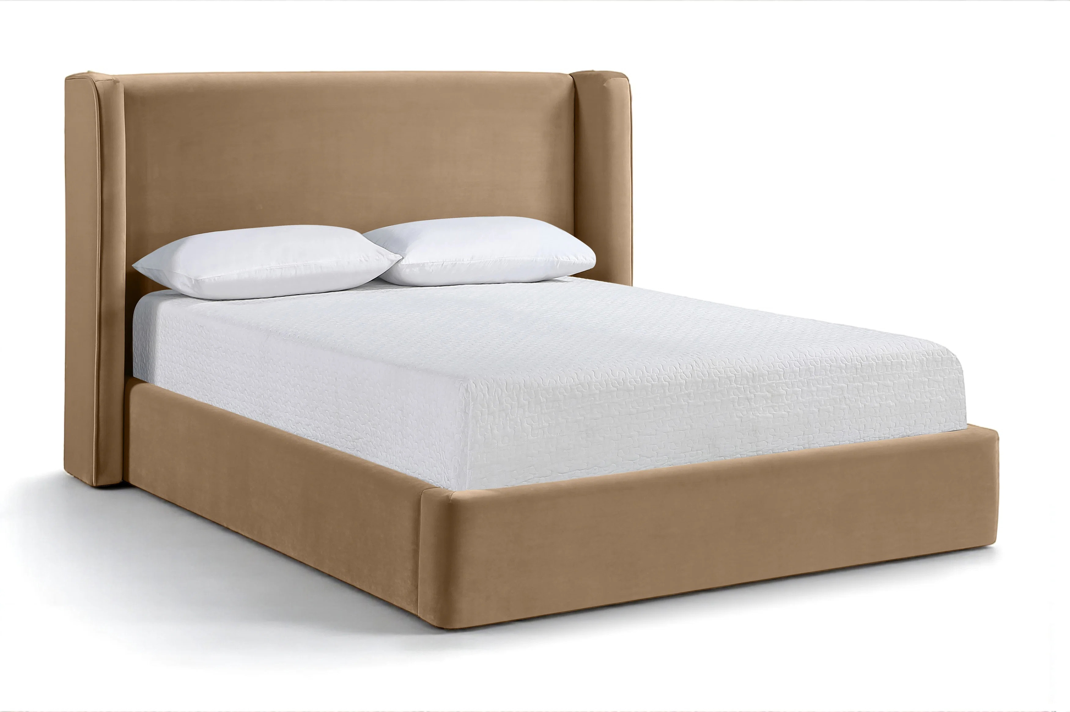 Latitude Run® Wanaque Velvet Upholstered Bed - Wayfair Canada | Wayfair North America