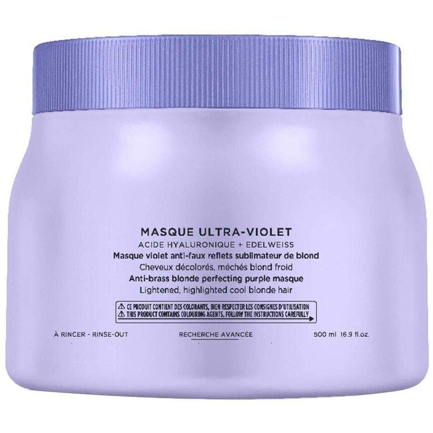 Kerastase Blond Absolu Masque Ultra-Violet 16.9 Oz / 500 ml (Hair Treatments) | Bed Bath & Beyond