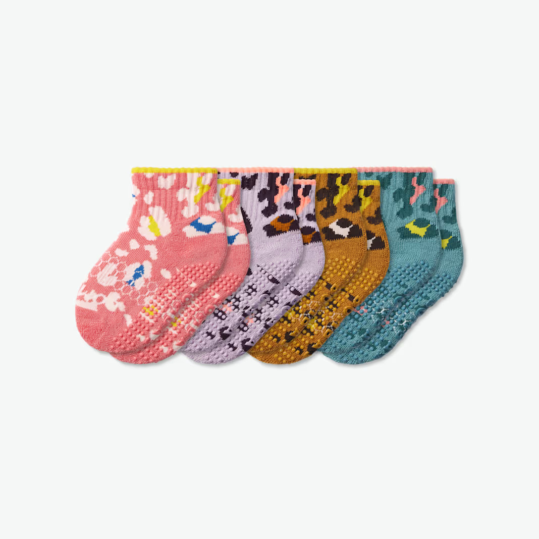 Toddler Wild Wear Gripper Calf Sock 4-Pack | Bombas