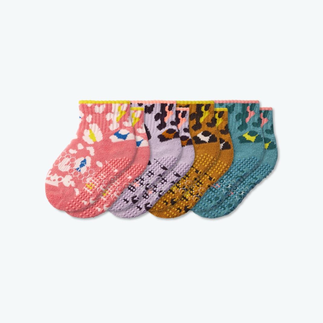 Toddler Wild Wear Gripper Calf Sock 4-Pack | Bombas Socks