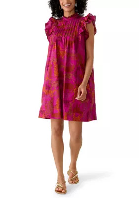 Women's Ruffle Sleeve Floral Dress | Belk