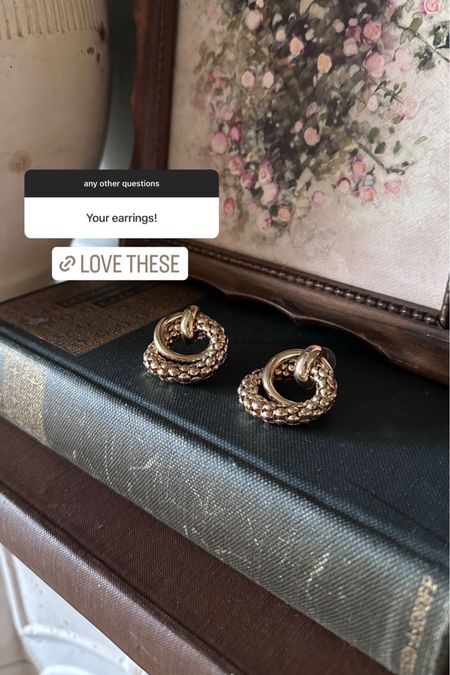 gold earrings I’m loving🤍

#LTKunder50 #LTKstyletip