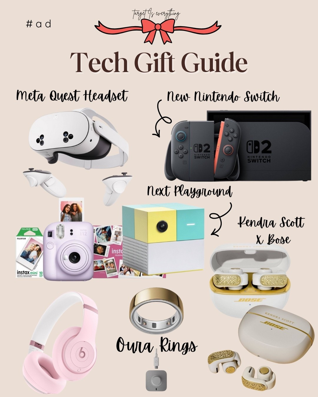 #ad Top Tech gifts from @Target!

#TargetPartner #TargetTopTech #TopTech #HolidayGifts 



#LTKSaleAlert #LTKGiftGuide #LTKHoliday