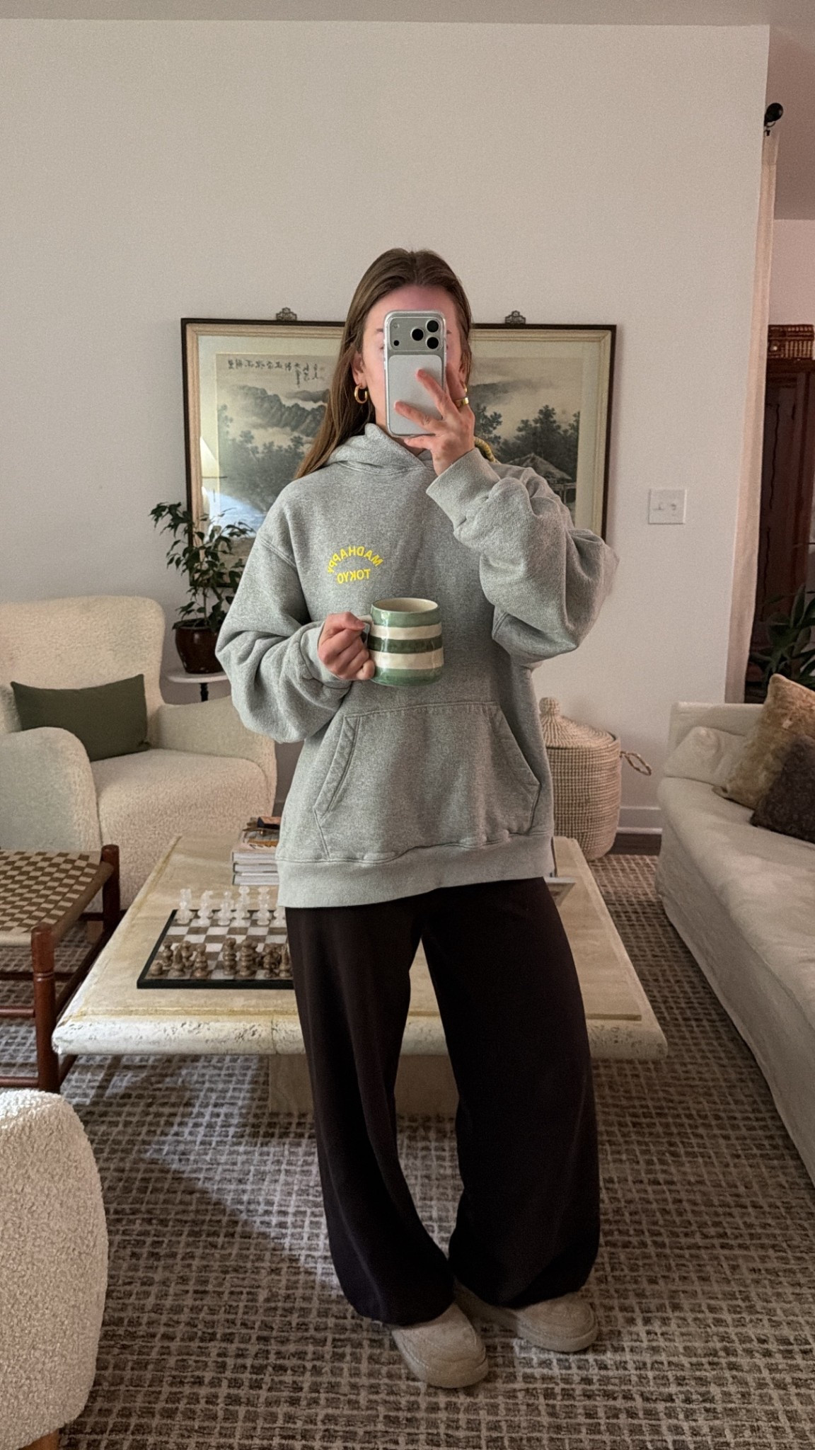 1/16/26 Casual morning loungewear I keep reaching for 🤎 wearing my Aerie brown lounge pants in a size small — easy, comfy, and perfect for slow mornings at home.

#LTKootd #LTKmorningroutine