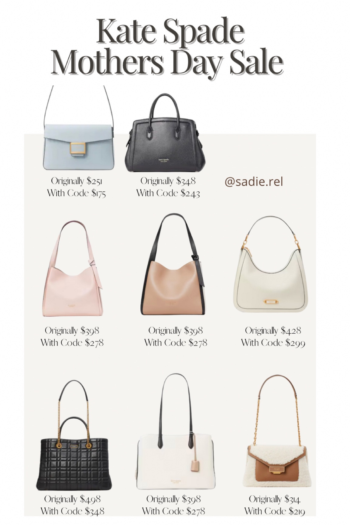 Site wide sale! Use code MOM for 30% off your order. 
Mother’s Day, gift guide, last minute, splurge 

#LTKFind #LTKitbag #LTKGiftGuide