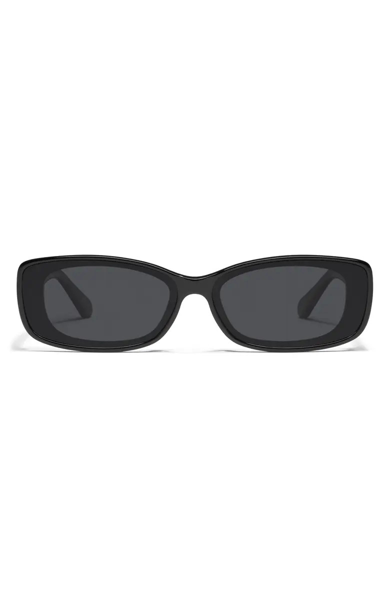QUAY Vibe Check 62mm Polarized Small Square Sunglasses | Nordstrom | Nordstrom