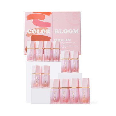 Conjunto De ColeçãO Color Bloom Shimmer & Matte Conjunto De Blush Em Gel Creme Rosa Dia Dos Namorados DecoraçãO Amor Inverno Maquiagem Festa Praia Via | SHEIN