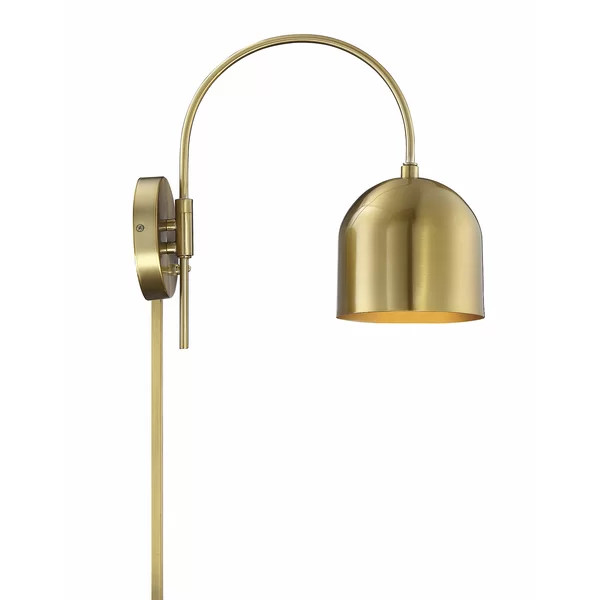 Karlie 1 - Light Plug-In Armed Sconce | Wayfair North America