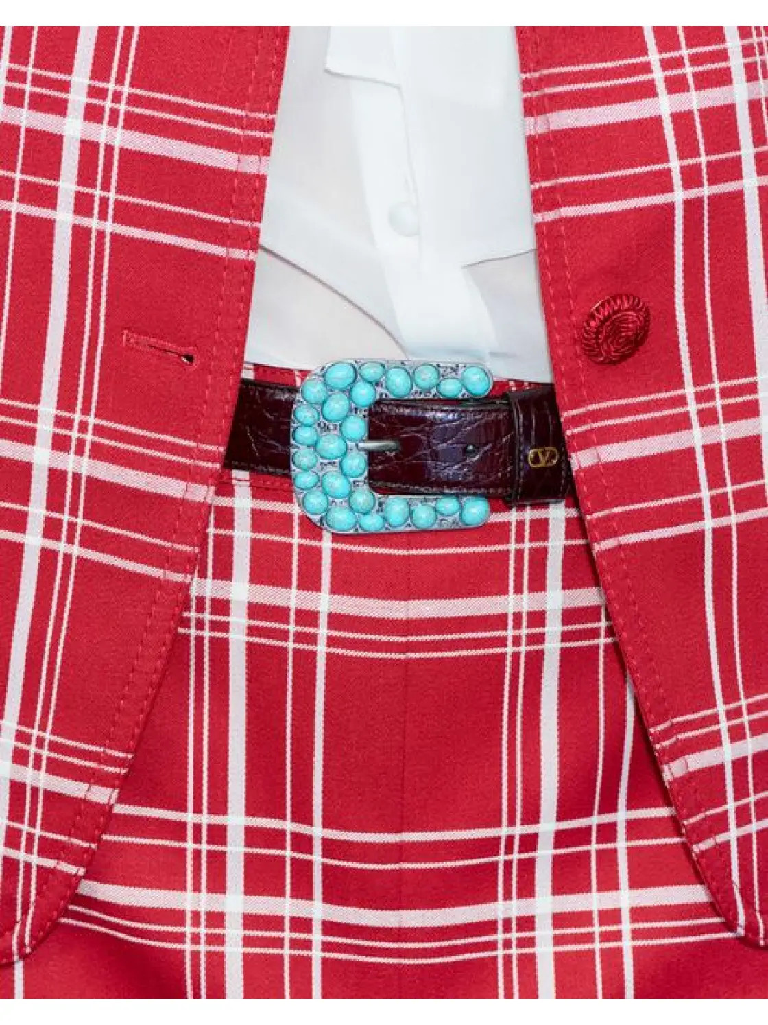 Vlogo Signature Brushed Calfskin Belt 30 Mm | Senser US