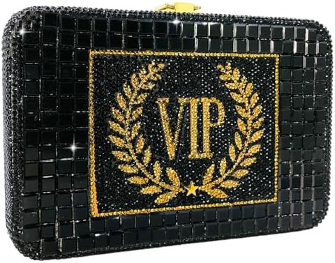 Boutique De FGG Retro Mini Crystal Clutch Purses for Women Luxury,Novelty Rhinestone Evening Bag,... | Amazon (US)