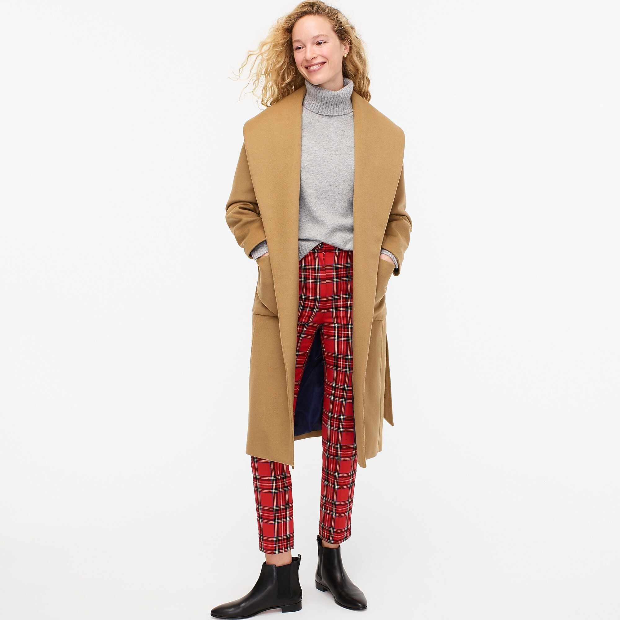 Wrap coat in Italian wool-cashmere | J. Crew US