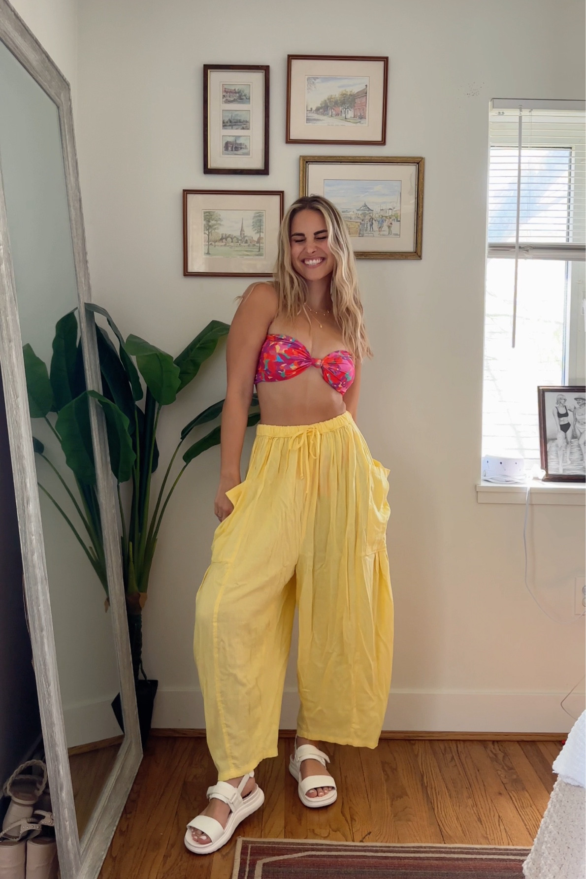 The best beach coverup pants! Wearing a small in the pants and bikini bottom, medium in the top! 

#LTKswim #LTKtravel #LTKstyletip