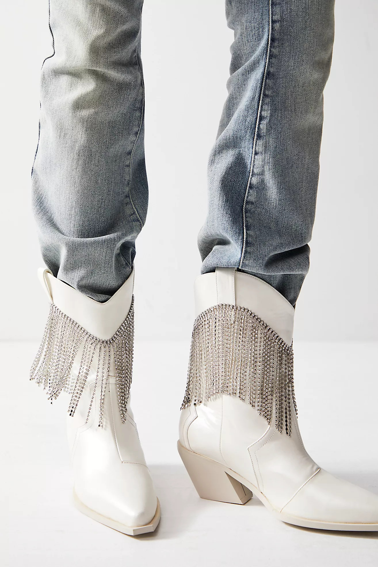 Elton Embellished Fringe Boots | Free People (Global - UK&FR Excluded)