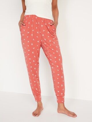 High-Waisted Sunday Sleep Ultra-Soft Jogger Pajama Pants for Women | Old Navy (US)