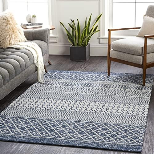 Artistic Weavers Tirian Bohemian Moroccan Area Rug,6'4" x 9',Dark Blue | Amazon (US)