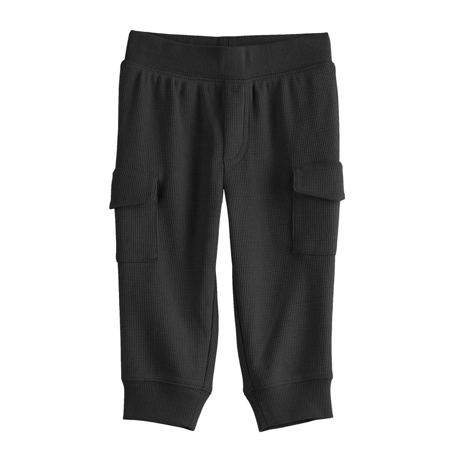 Baby Boy Jumping Beans® Thermal Cargo Pants, Boy's, Size: Newborn, Black Luxe | Kohl's