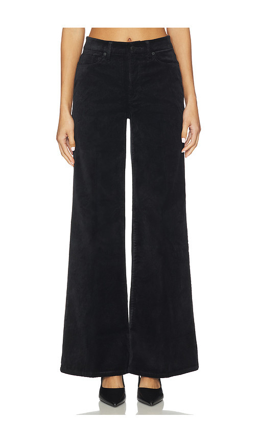 Good American Velvet Good Waist Palazzo Pants in Black. Size 18. Also in 2, 4, 6, 8, 10, 22, 24. | Revolve Clothing (Global)