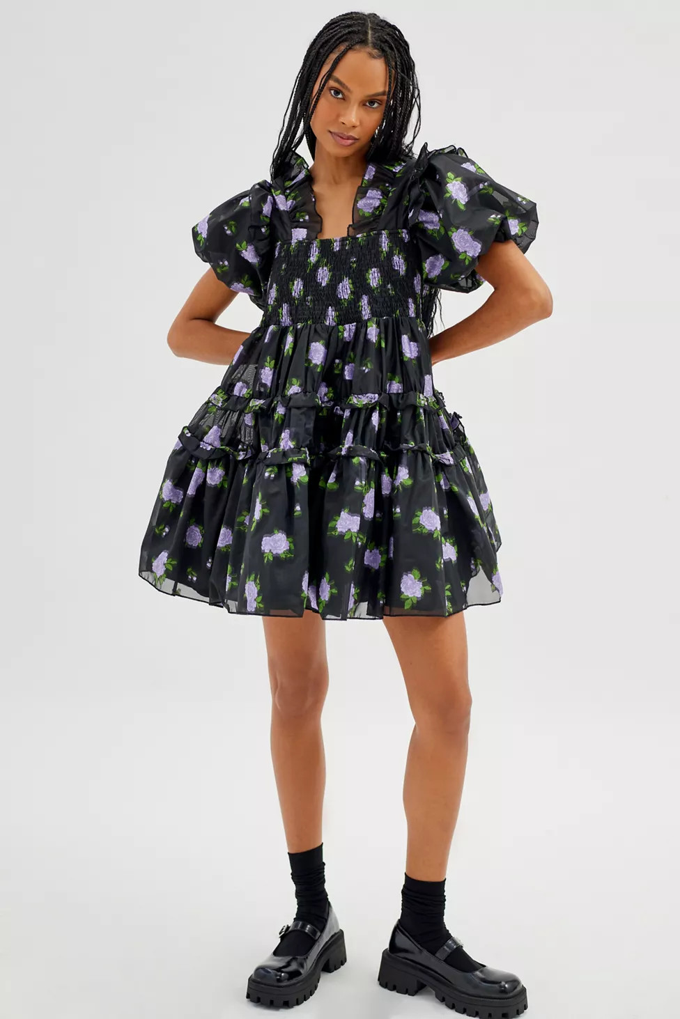 Sister Jane Dream Parlour Floral Mini Dress | Urban Outfitters (US and RoW)