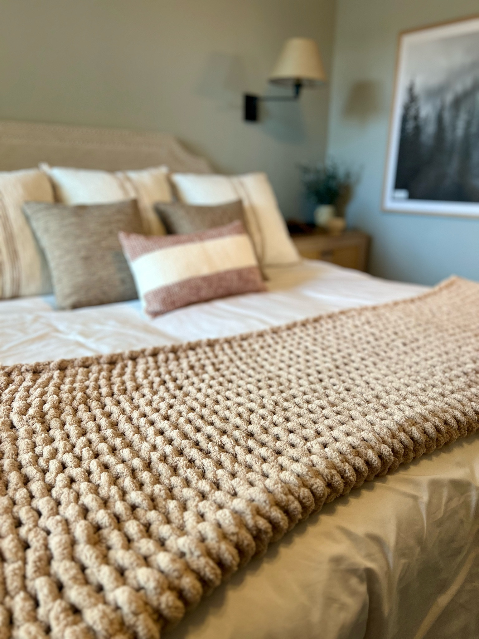 Comfy cozy chunky knitted blanket throw 

#LTKhome #LTKU