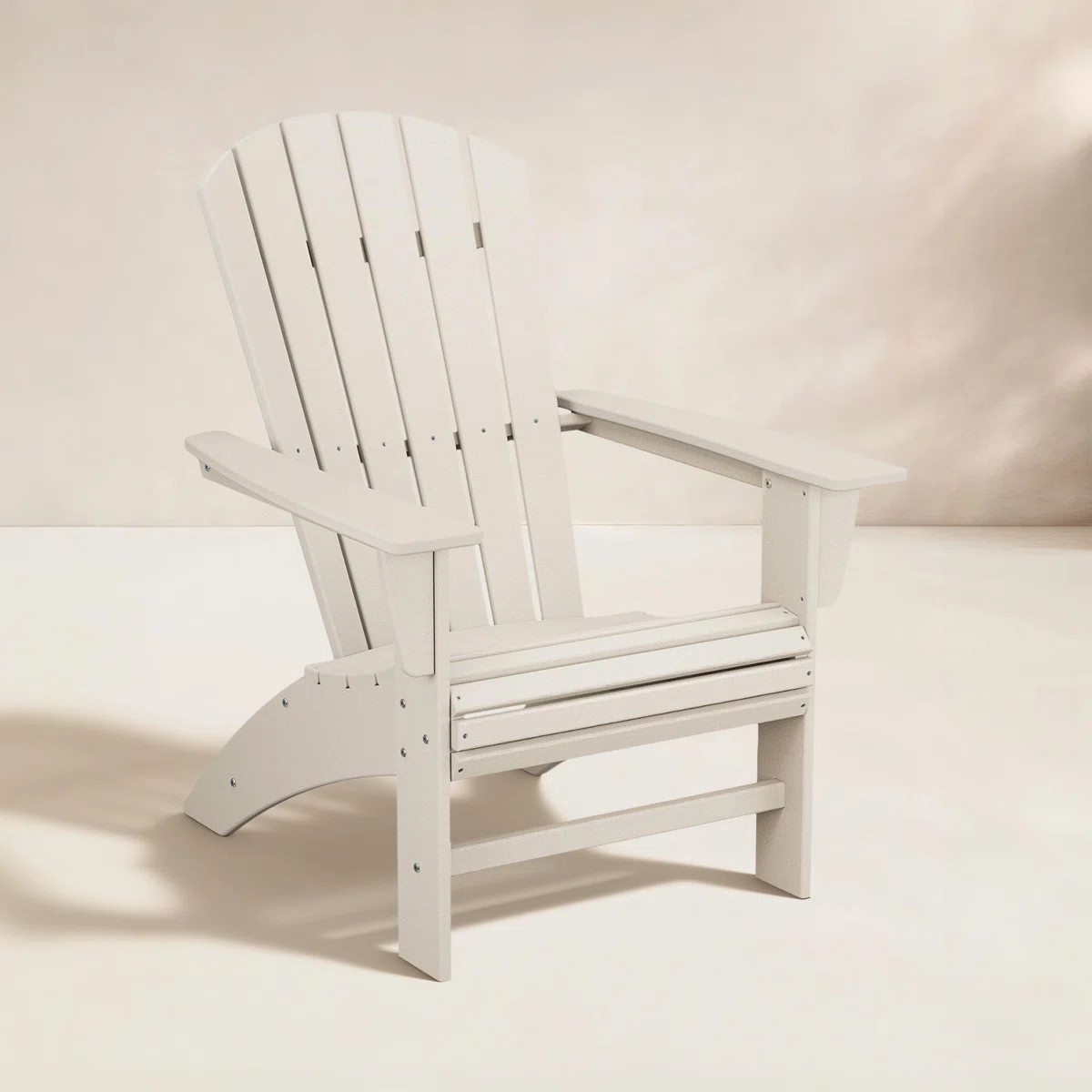 POLYWOOD Nautical Curveback Adirondack Chair | Wayfair North America