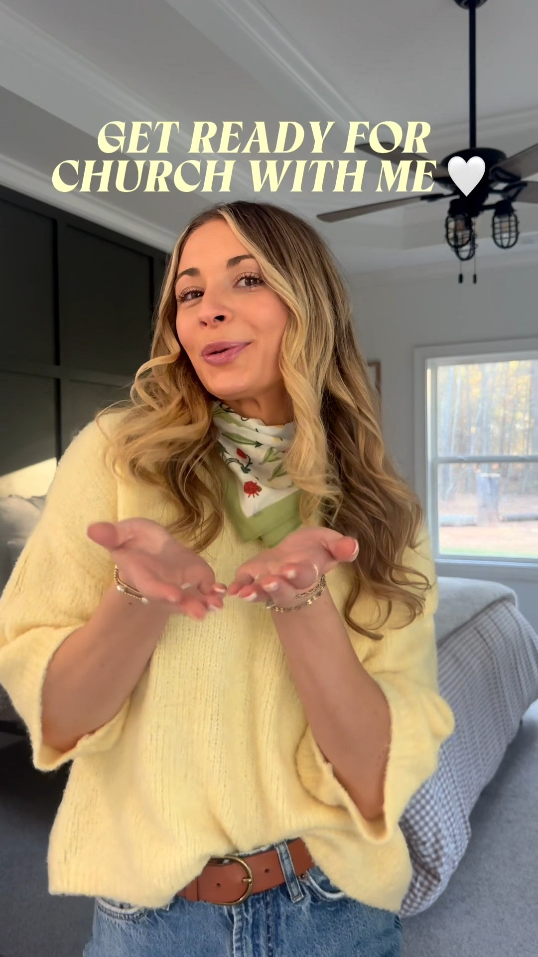 GRWM for church 🤍 Loving this @Target   sweater + jelly sandals ✨

#LTKootd #LTKgrwm #LTKSeasonal