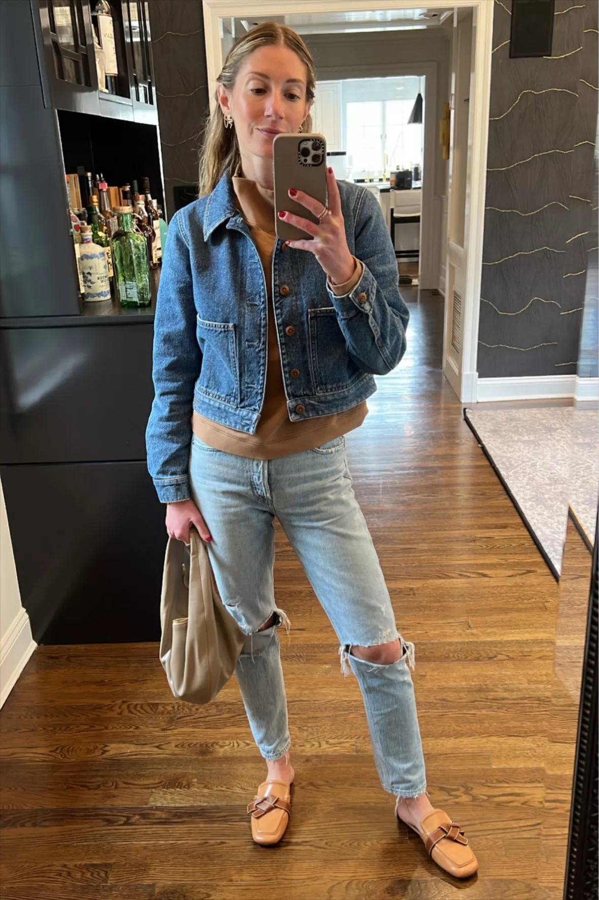 Cropped denim jacket curated on LTK