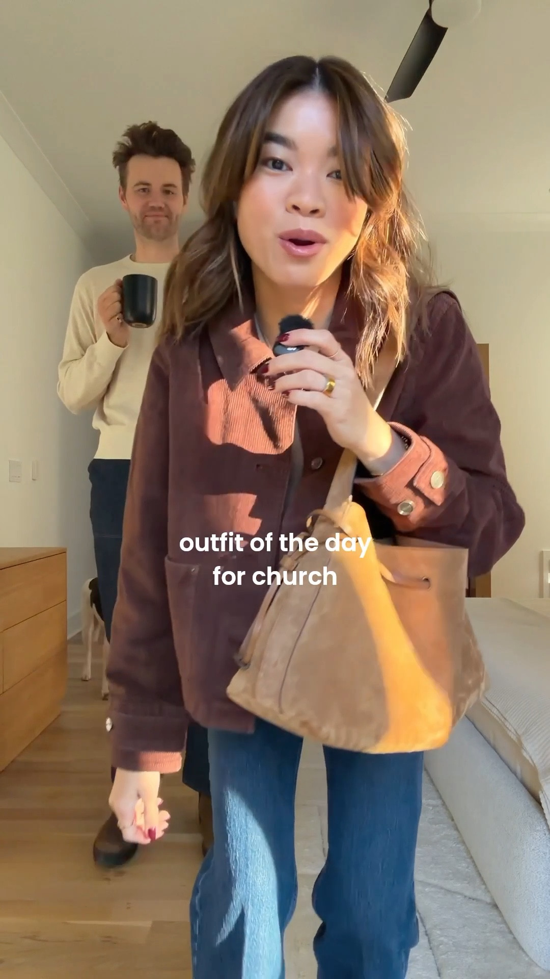 Our church outfits!!! 

Brown corduroy jacket XS, sweater tank XS, jeans 23 extra short dark wash, 

#LTKPetite #LTKootd #LTKMens