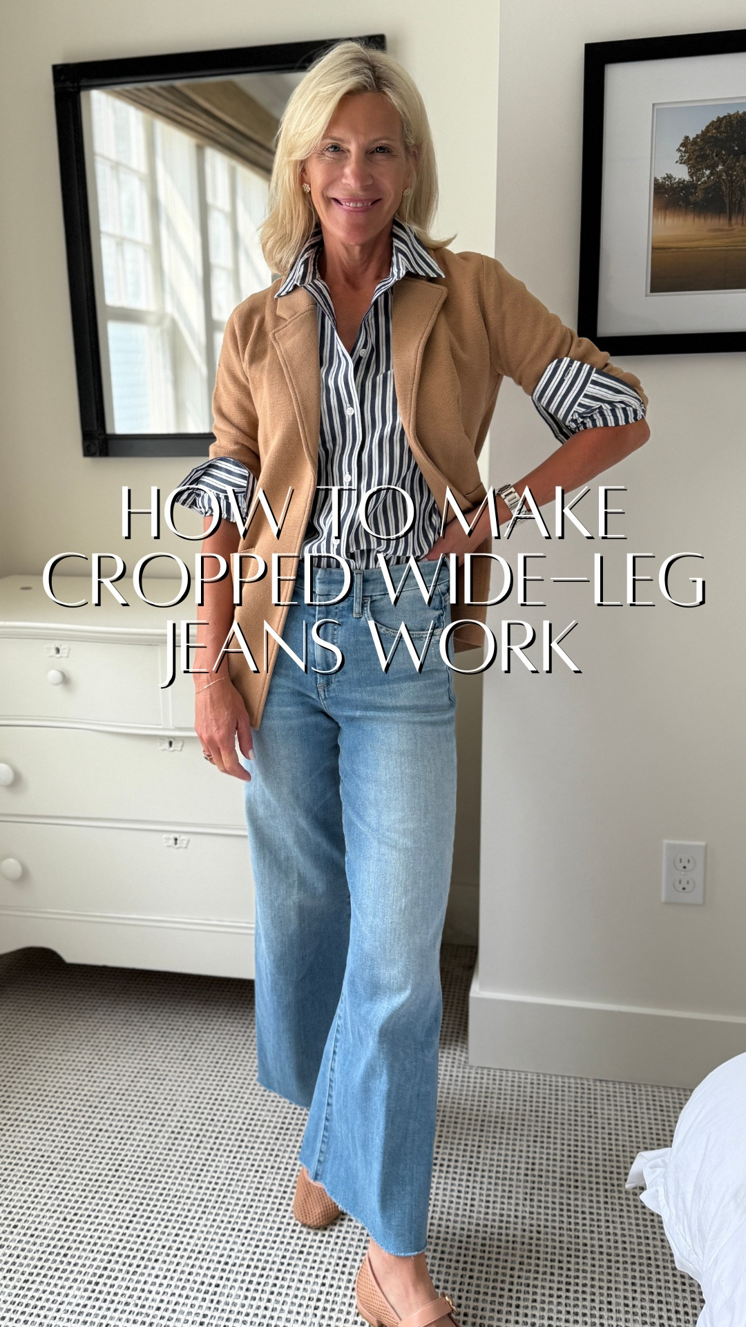 Cropped wide-leg jeans can work, just takes the right styling.