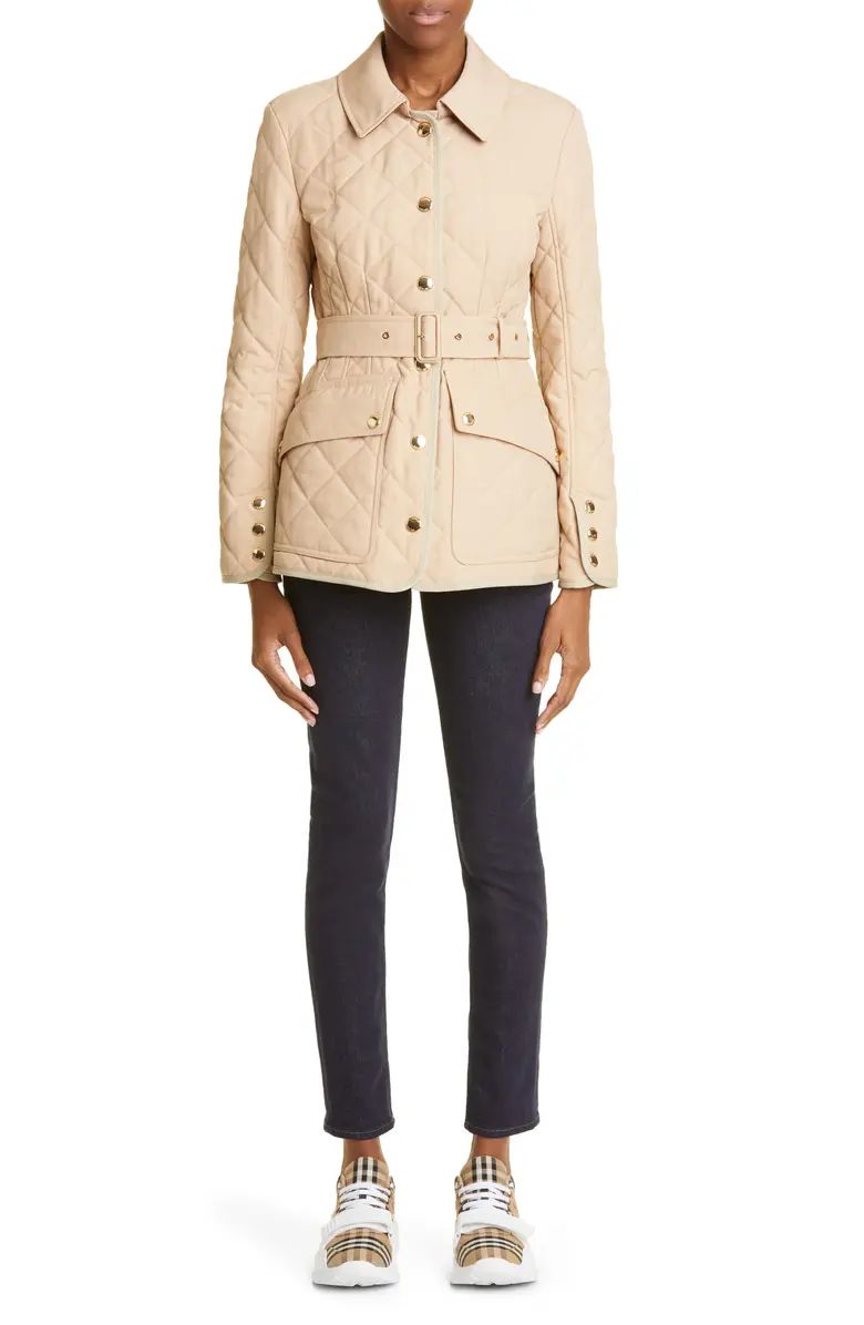 Burberry Pett Diamond Quilted Jacket | Nordstrom | Nordstrom