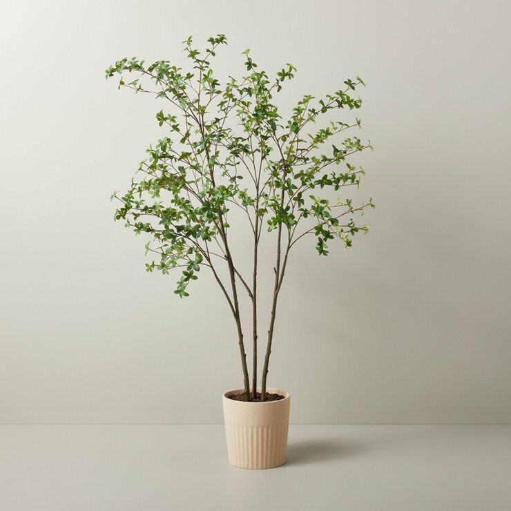 55" Faux Gypsophila Leaf Tree - Hearth & Hand™ with Magnolia | Target