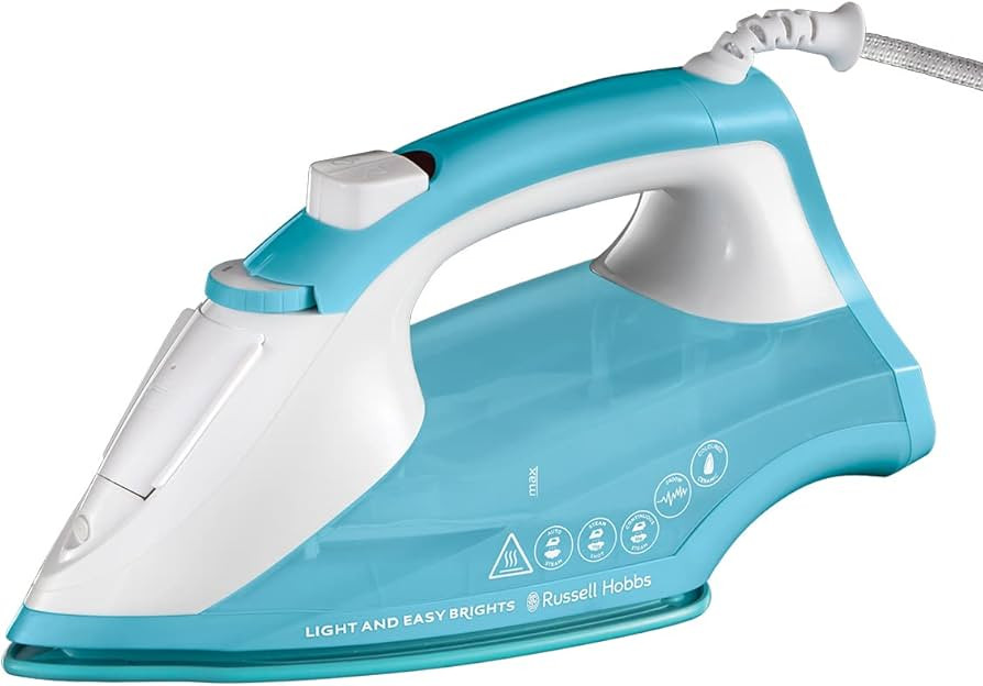 Russell Hobbs 26482 Light and Easy Brights Steam Iron - Colourful Design with 2x More Durable Sol... | Amazon (UK)
