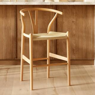 Weave Counter Stool in Natural | The Home Depot