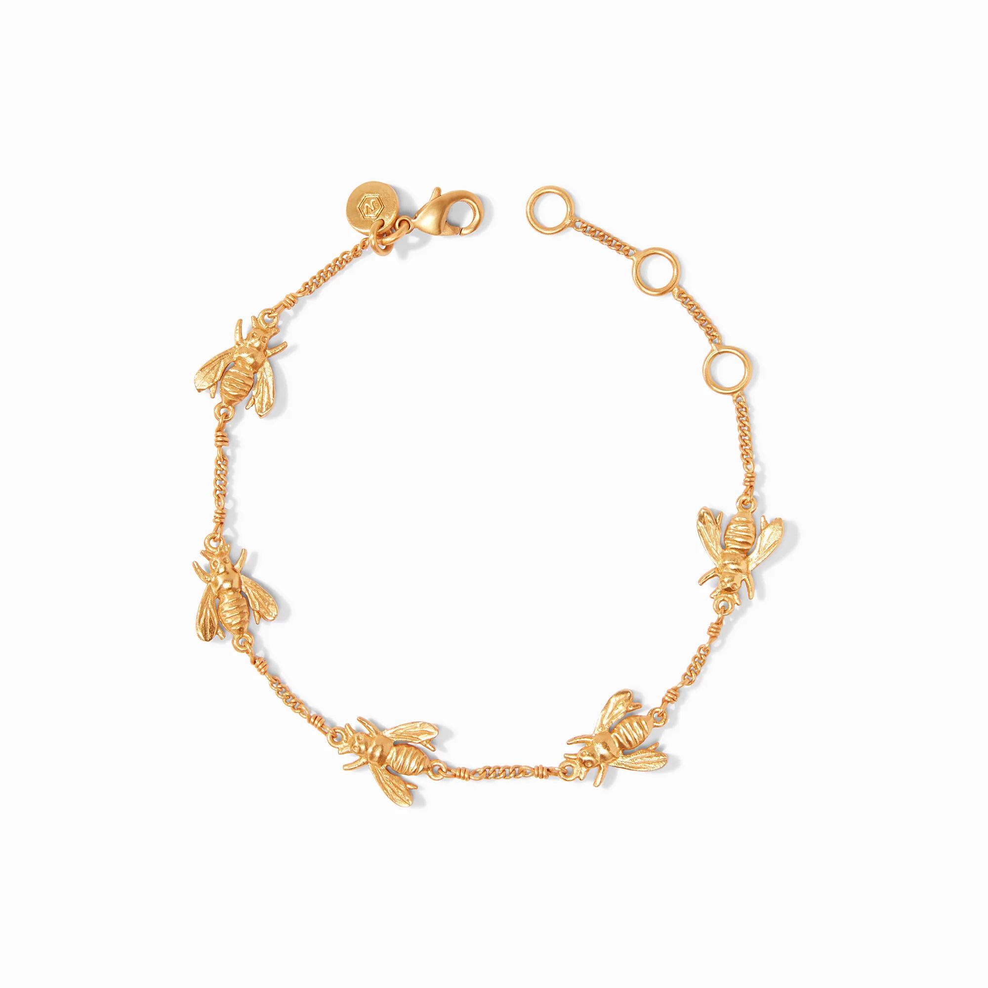 Delicate Gold Bee Bracelet | Julie Vos | Julie Vos