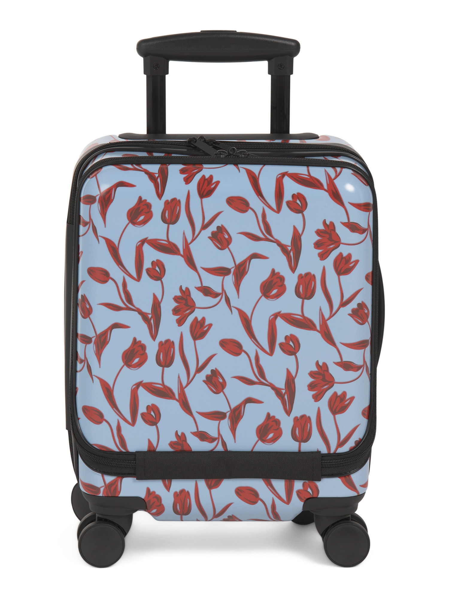 18in Floating Tulips Mini Hardside Spinner | TJ Maxx