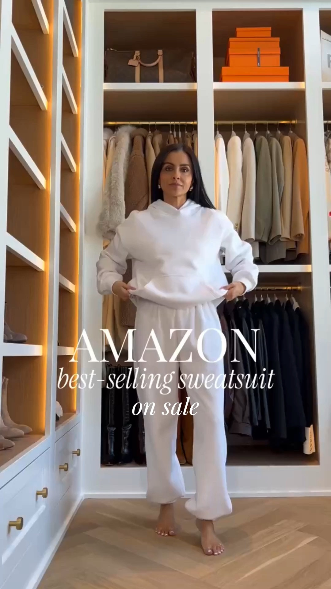 Amazon best selling sweatsuit under 50 and it’s the perfect mix of comfy and chic. I paired this lounge set with Nike suede sneakers and an oversized blazer from Zara to elevate it. Such an easy go to for a chic airport outfit, weekend plans, or running errands.

Amazon sweatsuit set - runs TTS
Nike suede sneakers - runs TTS
Zara oversized blazer - size XS

miamiamine Amazon sweatsuit hoodie sweatpants chic airport outfit casual weekend outfit Zara blazer Nike sneakers comfy elevated style Amazon big spring sale

#LTKSaleAlert #LTKTravel #LTKActive