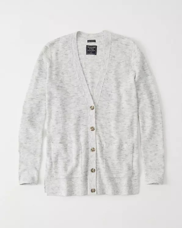 Easy Boyfriend Cardigan | Abercrombie & Fitch US & UK