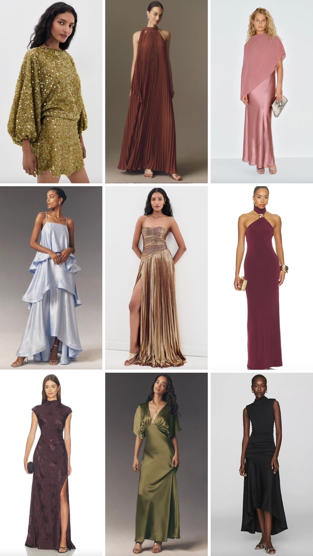 Wedding guest, and rehearsal dinner dresses for fall/winter, black tie events as well!

#LTKSeasonal #LTKWedding