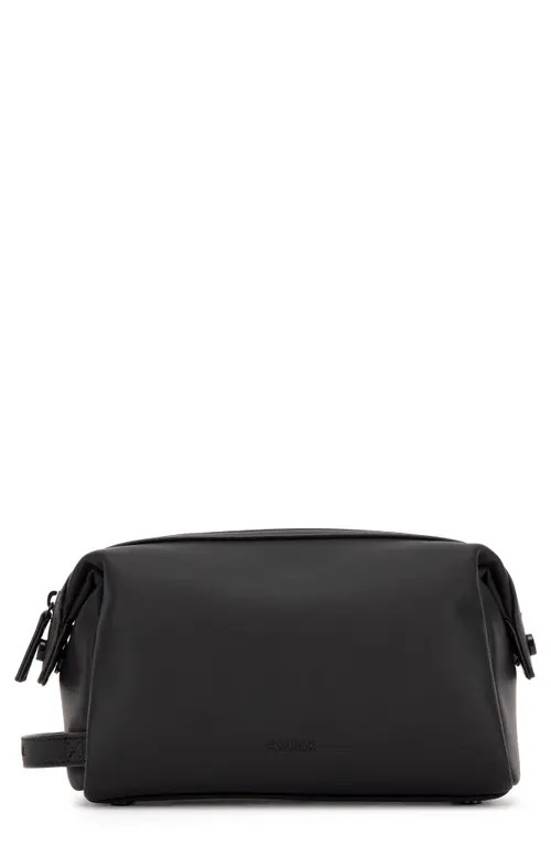 CALPAK Hue Faux Leather Toiletry Bag in Black at Nordstrom | Nordstrom