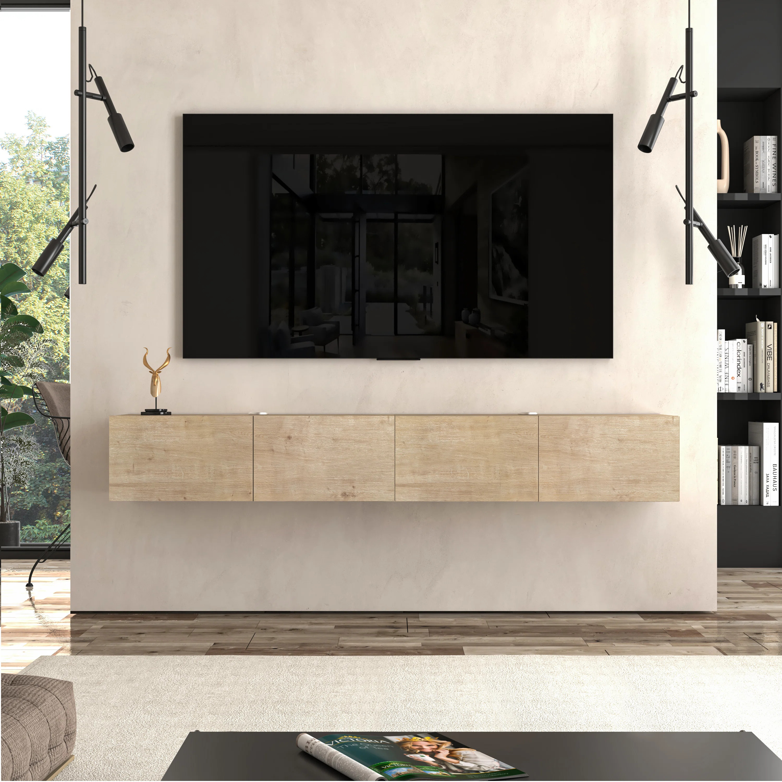 Multi Design Floating Tv Stand | Wayfair North America