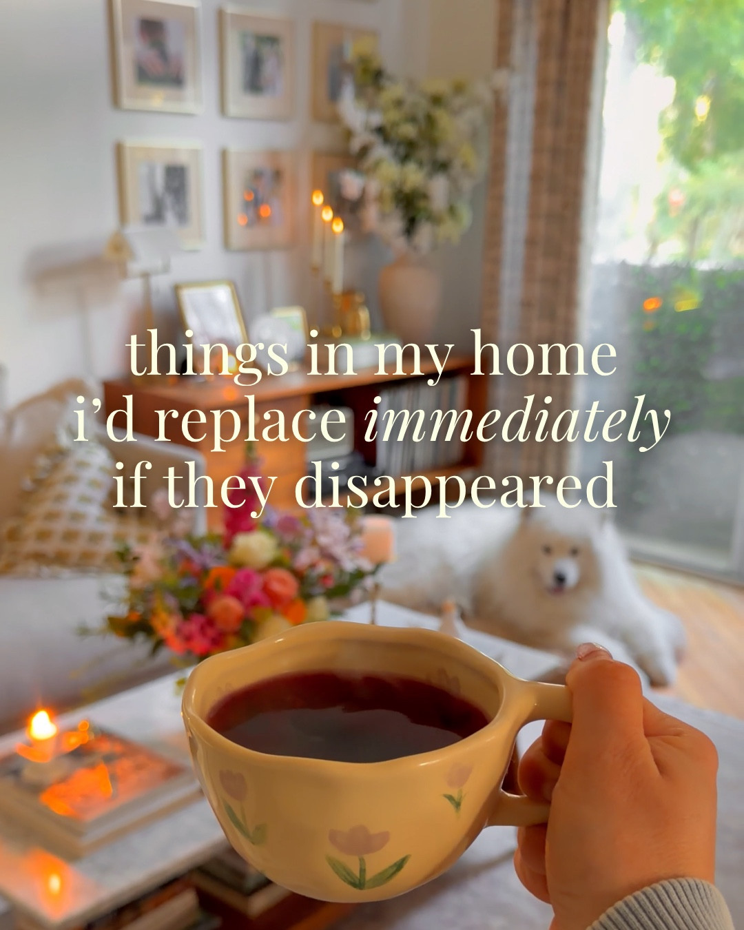 
things i’d replace ✨immediately✨ if they disappeared. 
These are some of my faves that *actually* make life so much easier & improve my day-to-day (yes, even the sconces simply because i love walking past them & seeing the rainbows they make). If i had to pick only one on the list it would probably be the espresso machine but, honestly, nothing could make me choose. 
.
#homeinspo #cozyhome #homedetails # #cozyhomevibes

#LTKselfcare #LTKdayinmylife #LTKHome