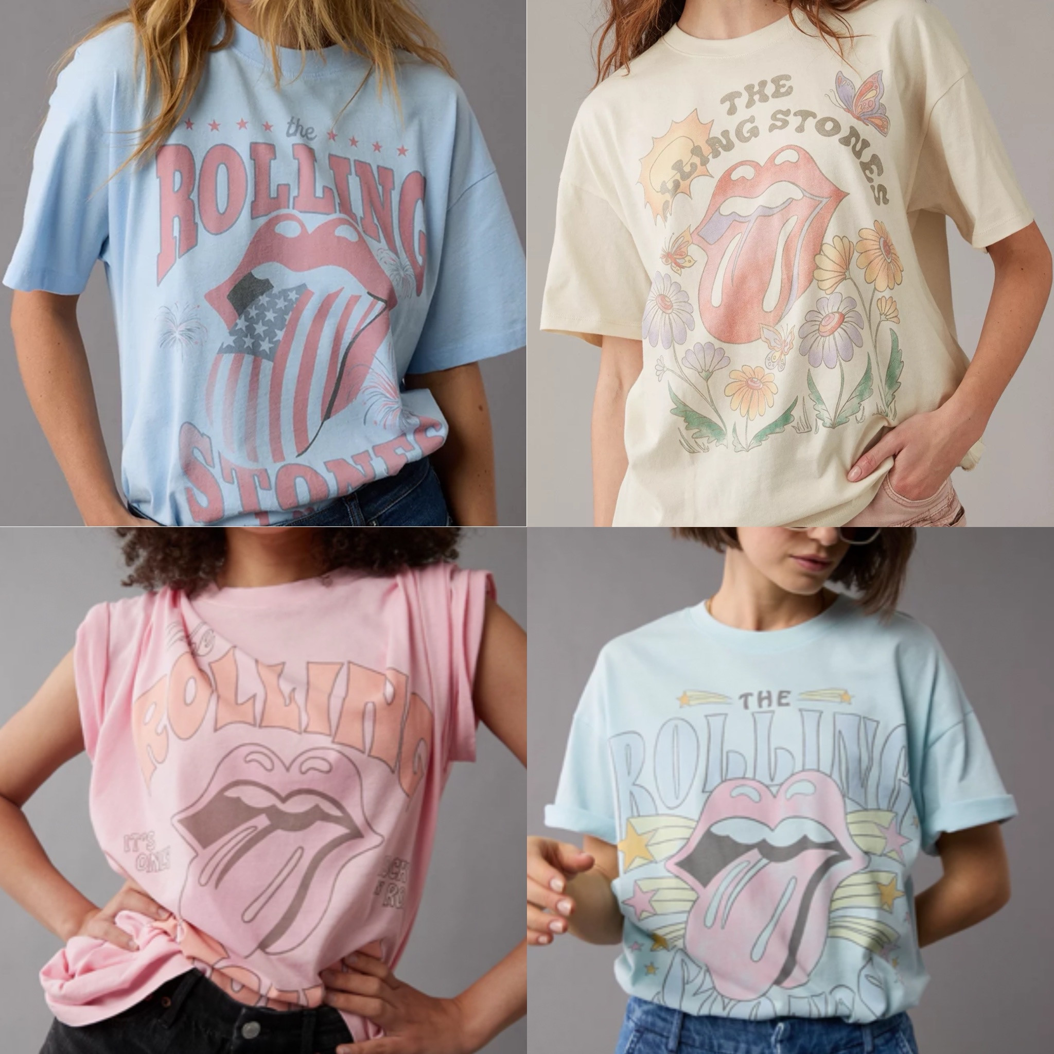 Rolling Stones Tee’s
Graphic tee

#LTKfindsunder100 #LTKfindsunder50