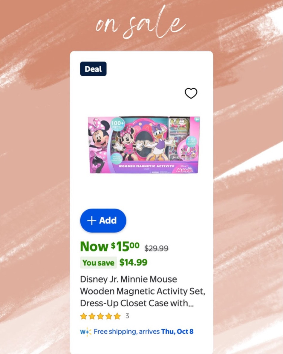 🚨Lots of toys On Sale for boys & girls, go check them out @Walmart !🤩👧🏻

Linking here for easy access 🔗✨
