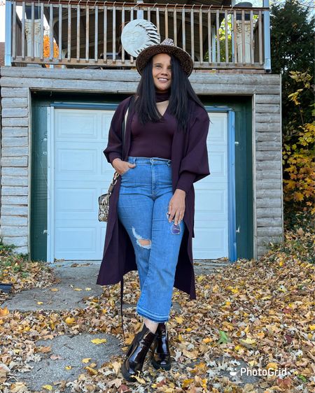 Fall Fashion to the maxi with this maxi cardigan and matching body suit. A fall look I can get behind
#midsizefashion #fallfashion #express #denim #weekendlook 

#LTKunder50 #LTKsalealert #LTKstyletip