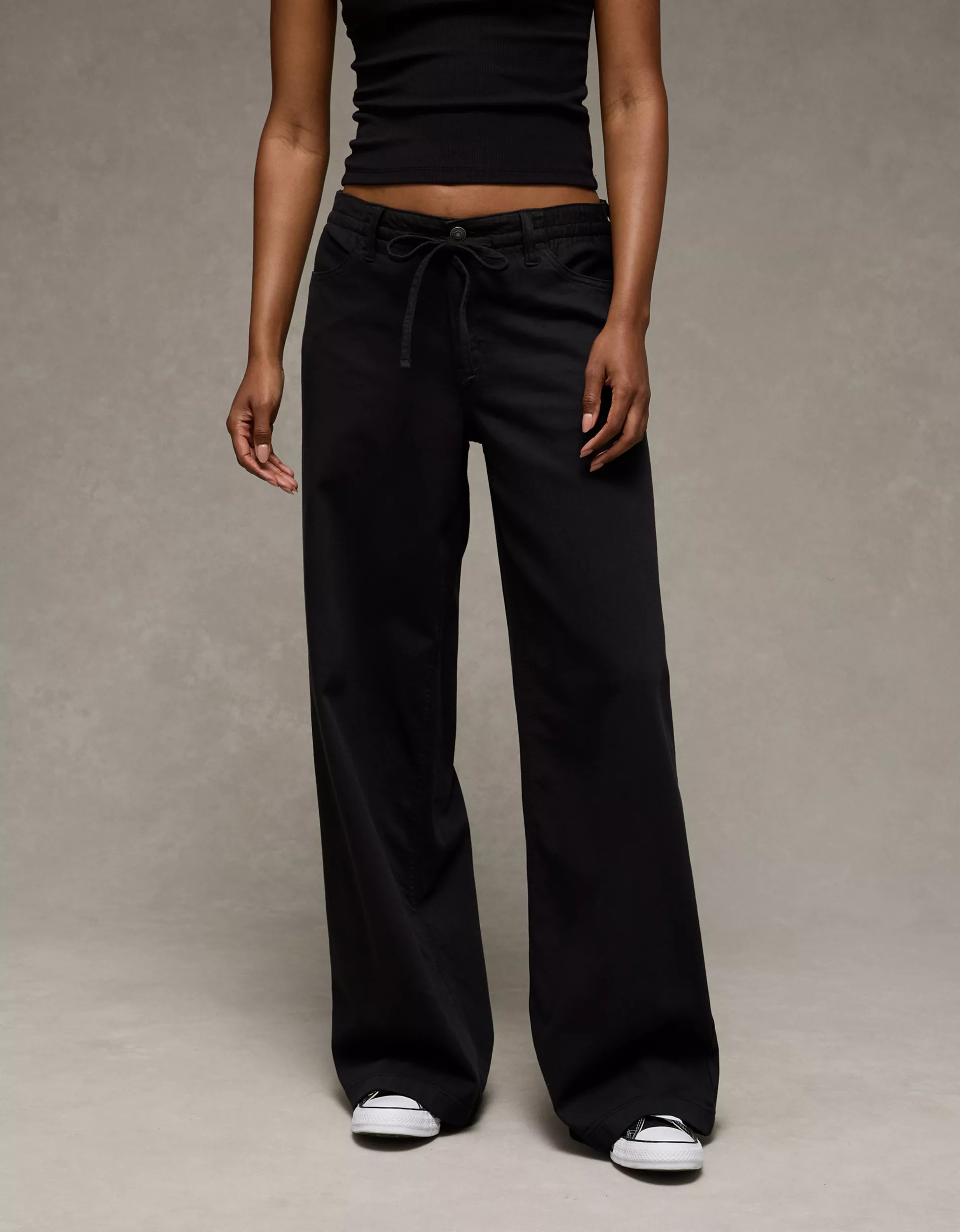 AE Dreamy Drape Stretch Low-Rise Ultra Wide-Leg Pant | American Eagle Outfitters (US & CA)