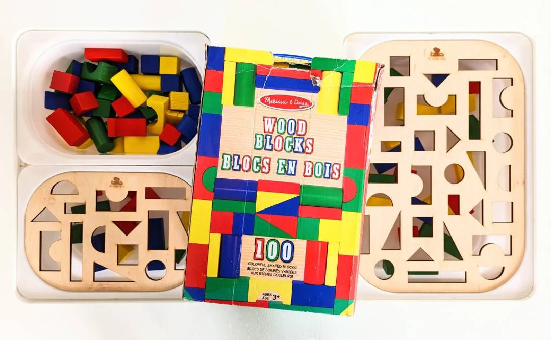 Flisat Blocks Insert / Flisat Shapes Sorter Insert / Building - Etsy | Etsy (US)