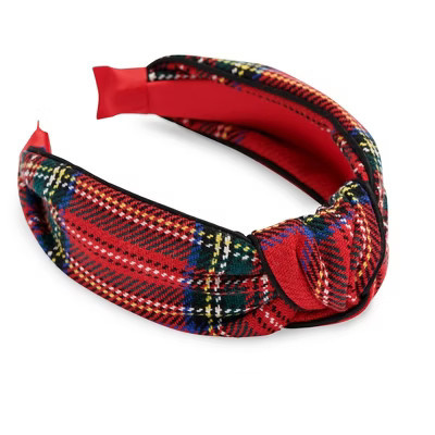 Shiraleah Tartan Knotted Headband | Target