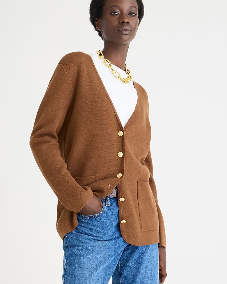 Giselle V-neck sweater-blazer | J.Crew US