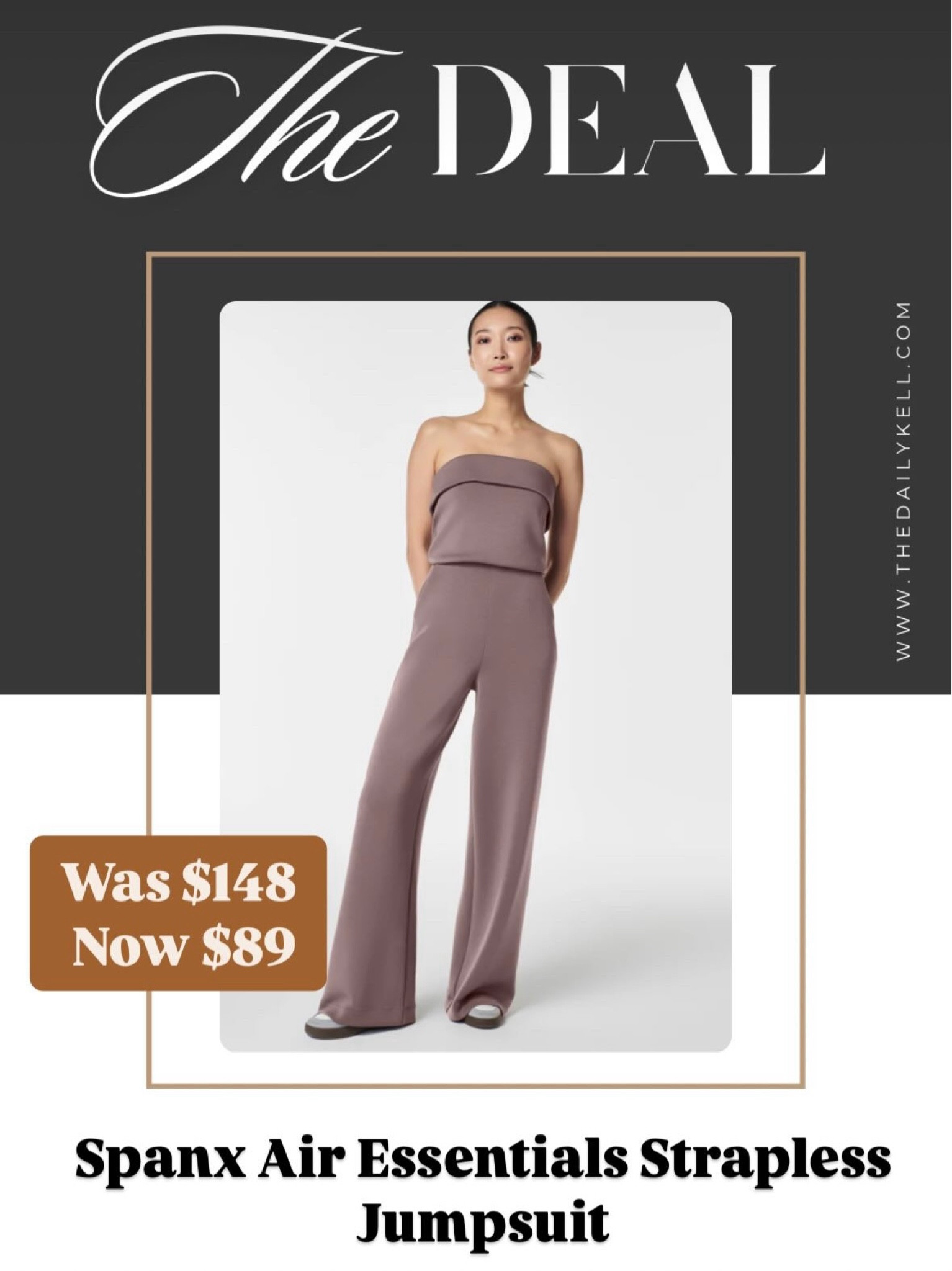 Great deal on this Spanx Air Essential Strapless Jumpsuit.  

#LTKFindsUnder100 #LTKSeasonal #LTKSaleAlert